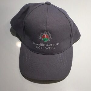 Cap from the Gottweig Abbey in Austria. Embroidered Gray Cap with Crest